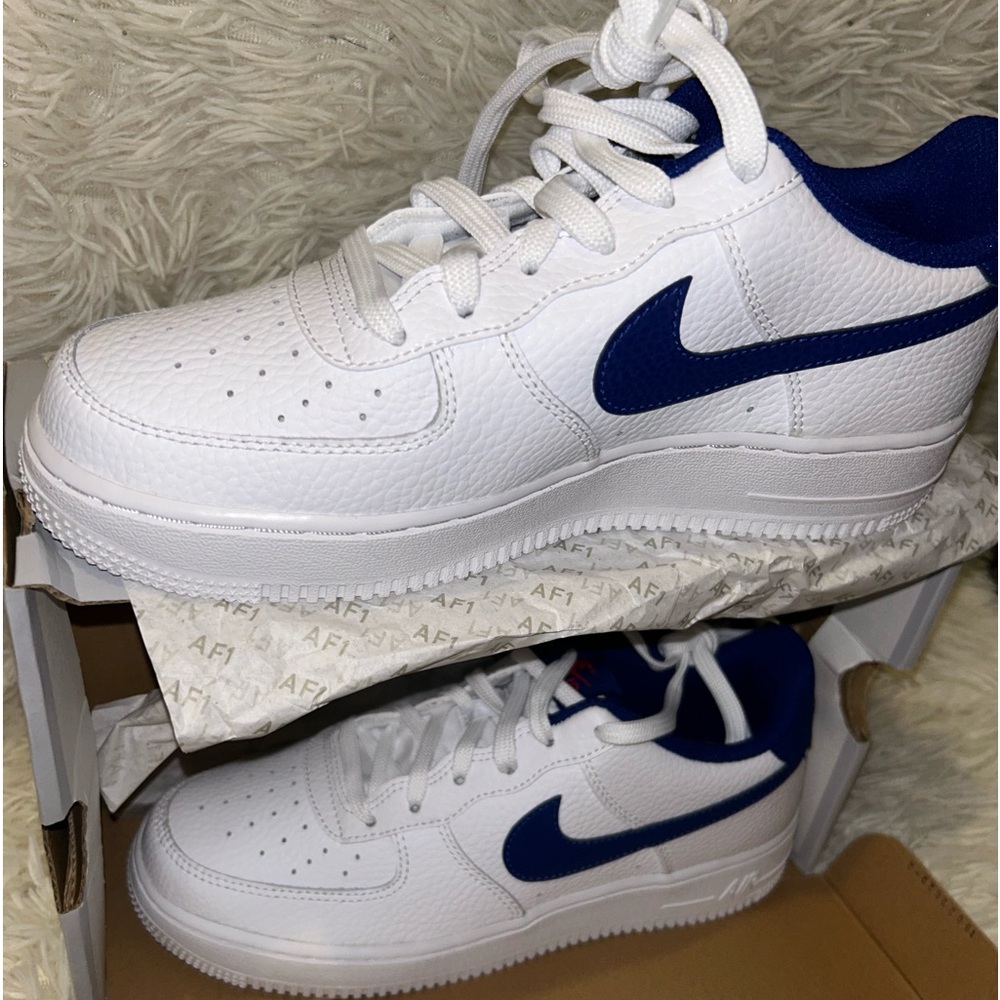 Air Force 1 (G’s) White/Deep Royal Blue